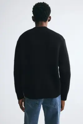 Pull Relaxed Fit - Noir — photo 3