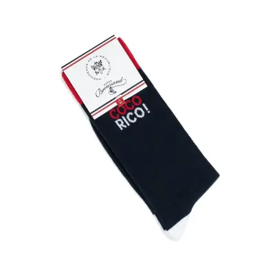 Chaussettes cocorico marine — photo 4
