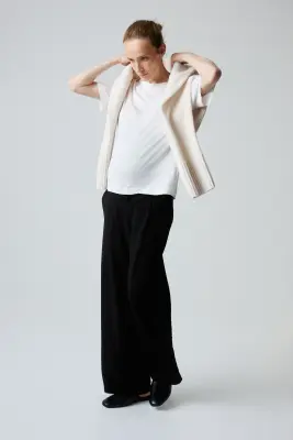 MAMA Pantalon large - Noir — photo 1