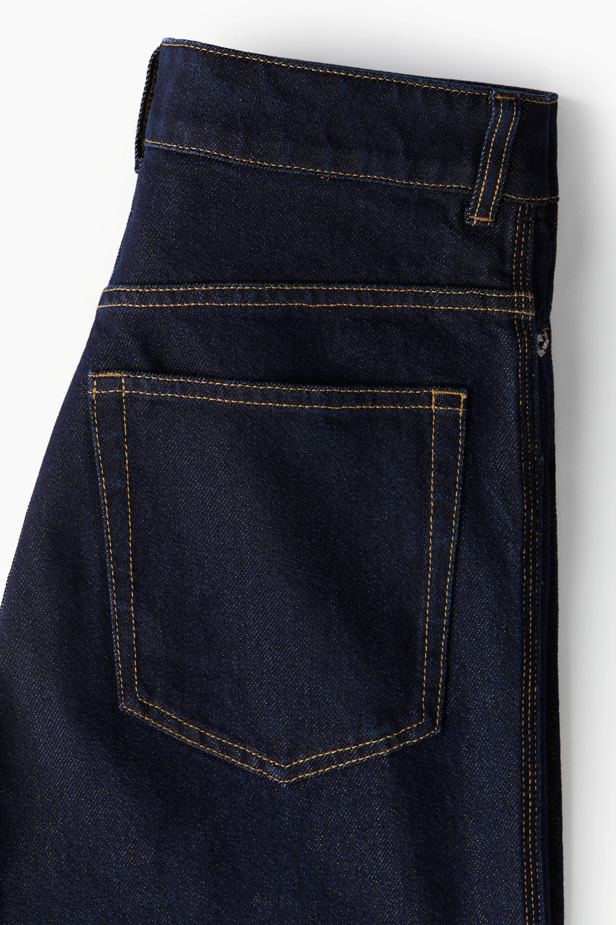 Jean scintillant à jambes larges - Bleu denim foncé/scintillant