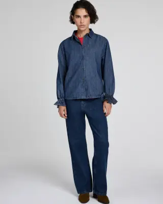 Chemise Léana bleu medium — photo 2
