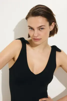 Maillot de bain paddé - Noir — photo 1