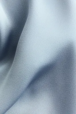 Blouse avec encolure bateau à nouer dans le dos - Bleu ancien clair — photo 3