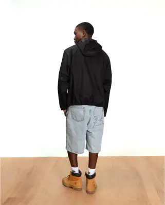 Patta 3M Reflective Waterproof Rain Jacket Black — photo 4