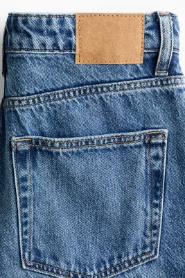 Baggy Regular Waist Jeans - Bleu denim — photo 3