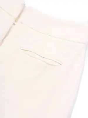 Pantalon taille haute en laine blanc crème Prix boutique 1750€ Taille 36 — photo 5
