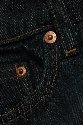 Andromeda jean baggy ample taille basse - Blue Rinse – Bleu foncé — photo 5
