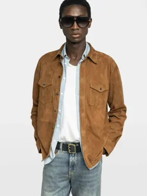 Chemise Sergy Cuir Suede — photo 5