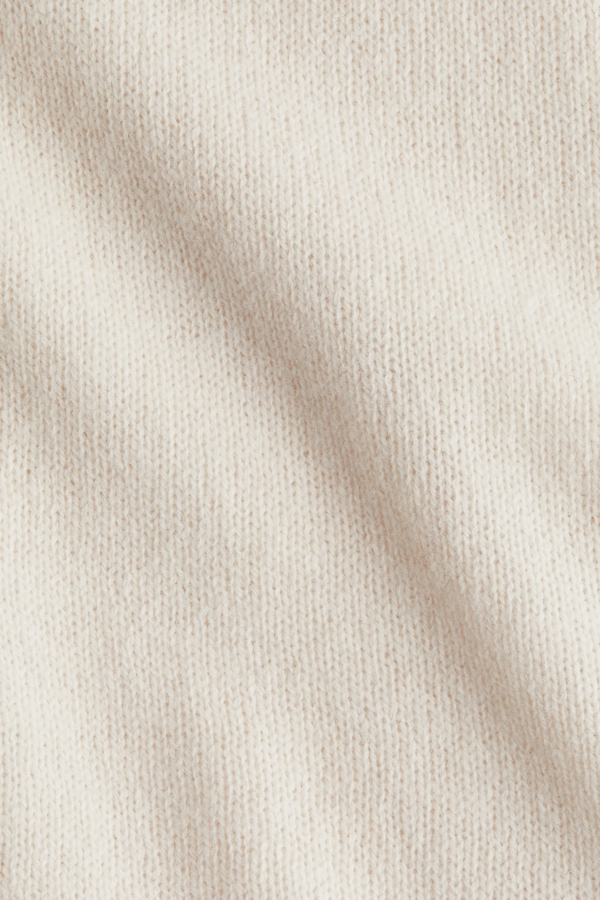 Pull oversize en laine - Beige clair