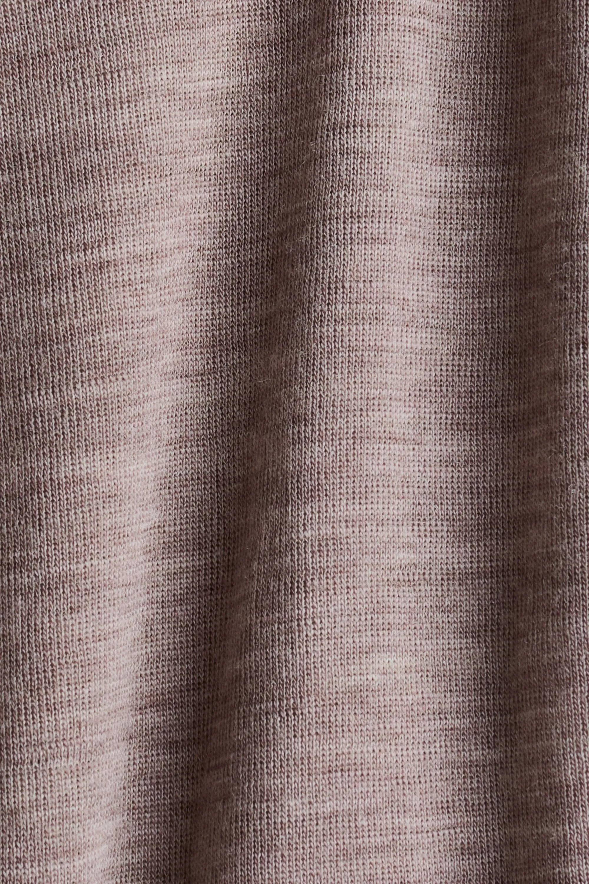 Body en jersey de laine mérinos - Beige foncé