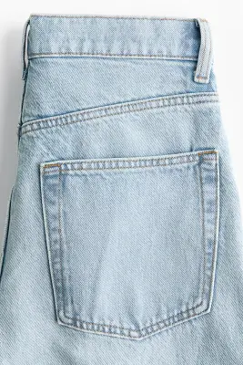 Barrel High Ankle Jeans - Bleu denim pâle — photo 5