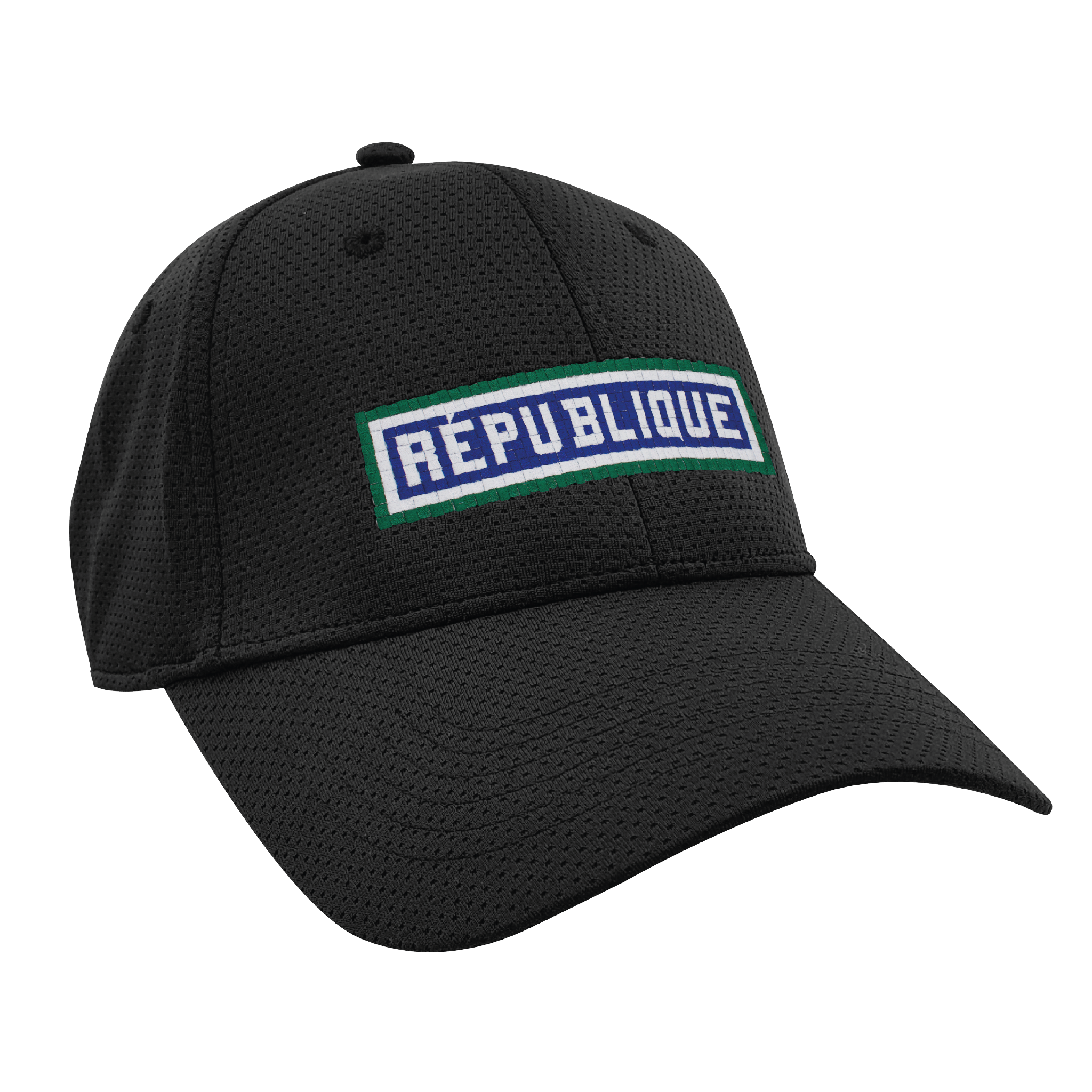 CASQUETTE BRODÉE - RÉPUBLIQUE - NOIR
