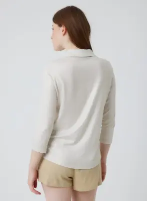 Chemise en viscose et élasthanne — photo 3