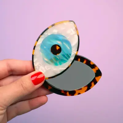 Miroir de poche Oeil bleu – Coucou Suzette — photo 2