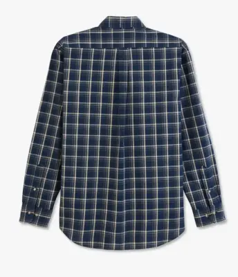 EDEN PARK CHEMISE ECOSSAISE Marine — photo 4