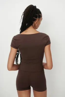 Top de sport SoftMove™ - Moka chocolat — photo 2