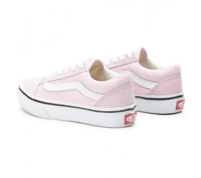 chaussures skateboard enfant vans old skool – lila / white — photo 4