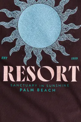 T-shirt imprimé - Marron/Solare — photo 3