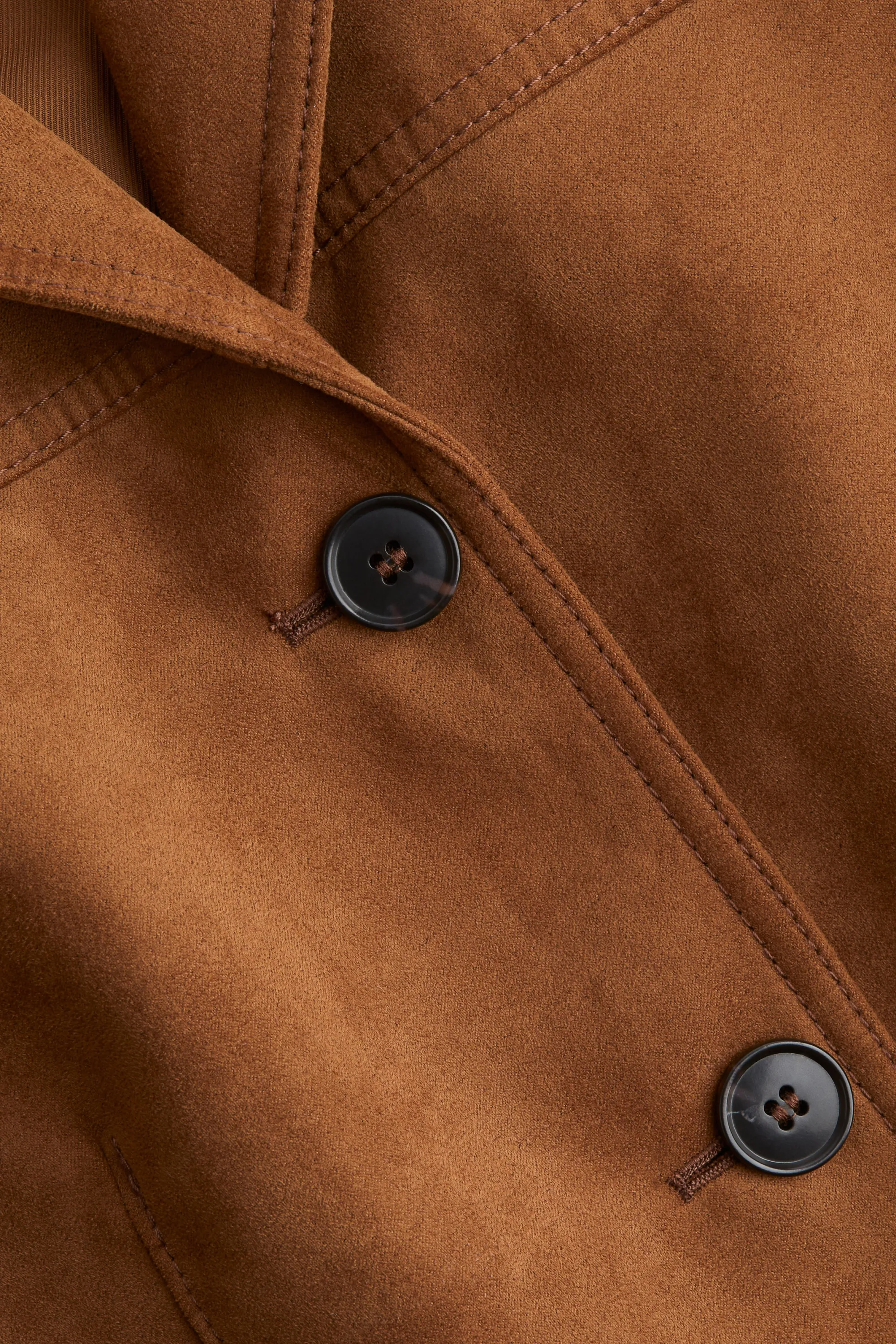 Blazer à fermeture droite - Beige foncé