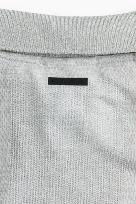 T-shirt de tennis Regular Fit DryMove™ - Gris clair chiné — photo 4