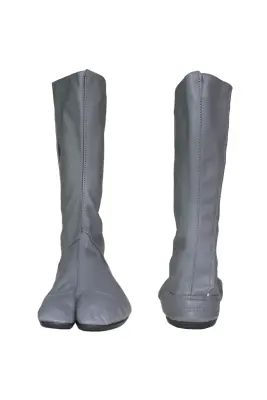 Bottes en cuir TUN Gris — photo 2