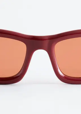 Lunettes de soleil ovales - Rouille — photo 1