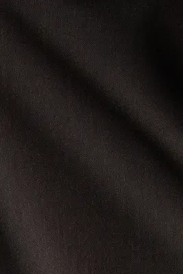 Veste oversize avec base à effet boule - Marron foncé — photo 4