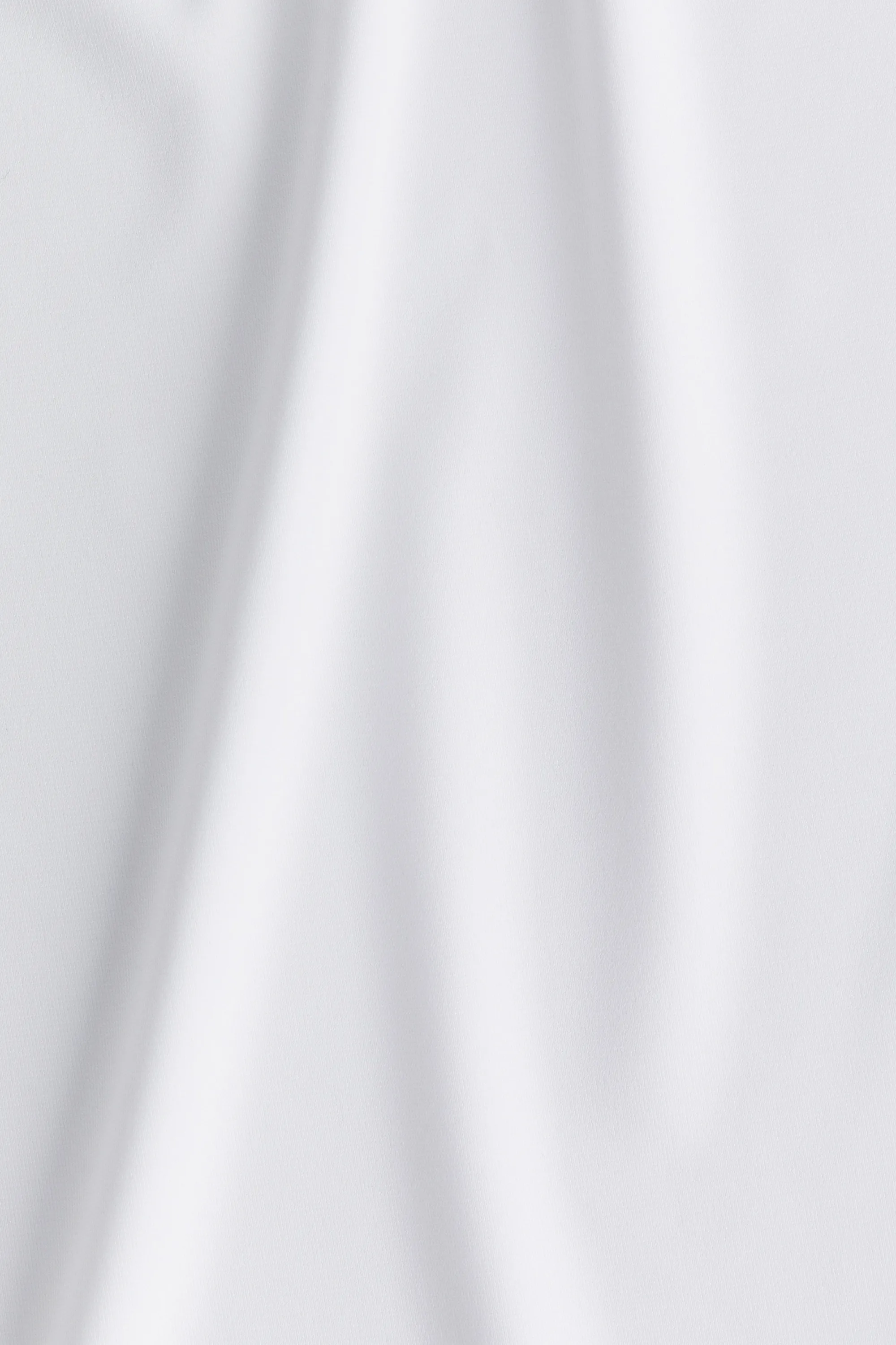 Top en microfibre avec col cheminée - Blanc