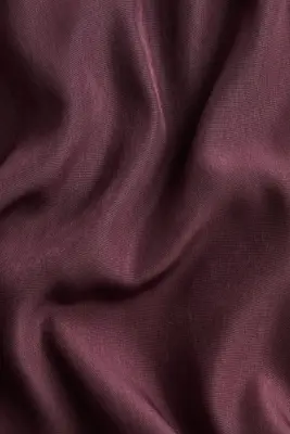Robe étagée avec encolure bateau - Rouge prune — photo 3