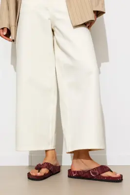 Pantalon court et large Femme — photo 5