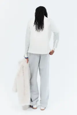 Chemise utility wear - Crème — photo 3