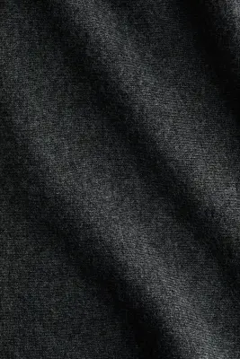 Top à encolure en V en maille - Gris foncé — photo 4