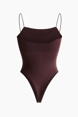 Body string Seamless - Marron foncé — photo 4