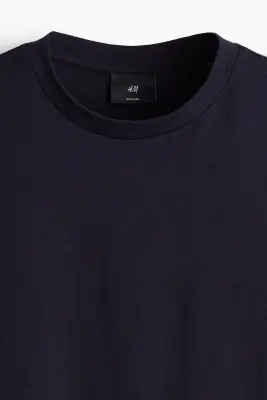 T-shirt Regular Fit - Bleu marine — photo 5