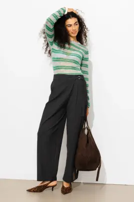 Pantalon large et court Femme — photo 2