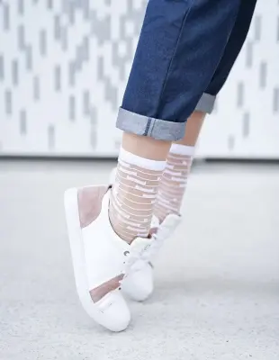 Chaussettes Shinjuku (plusieurs couleurs) – Atelier St-Eustache - Bleu — photo 5