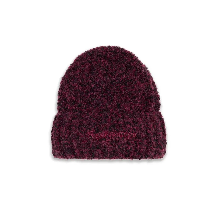 Bonnet Polar fluff – wine/red