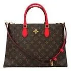 Sac flower tote coquelicot