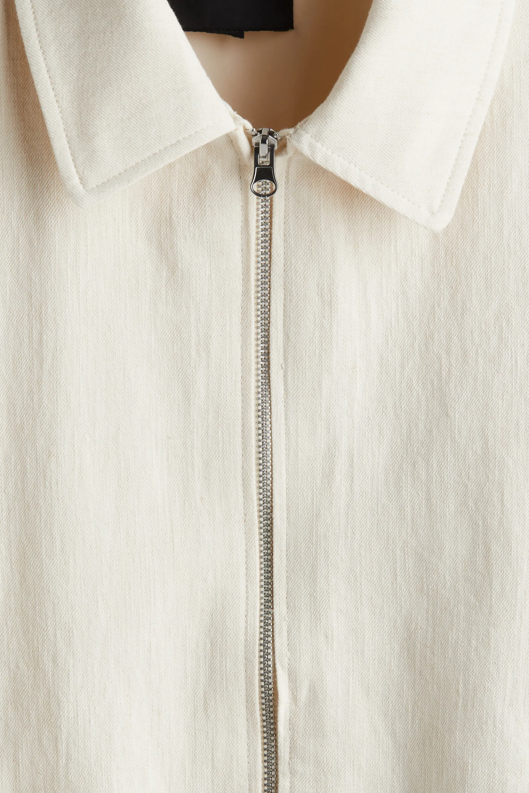 Veste Regular Fit en lin mélangé - Beige clair