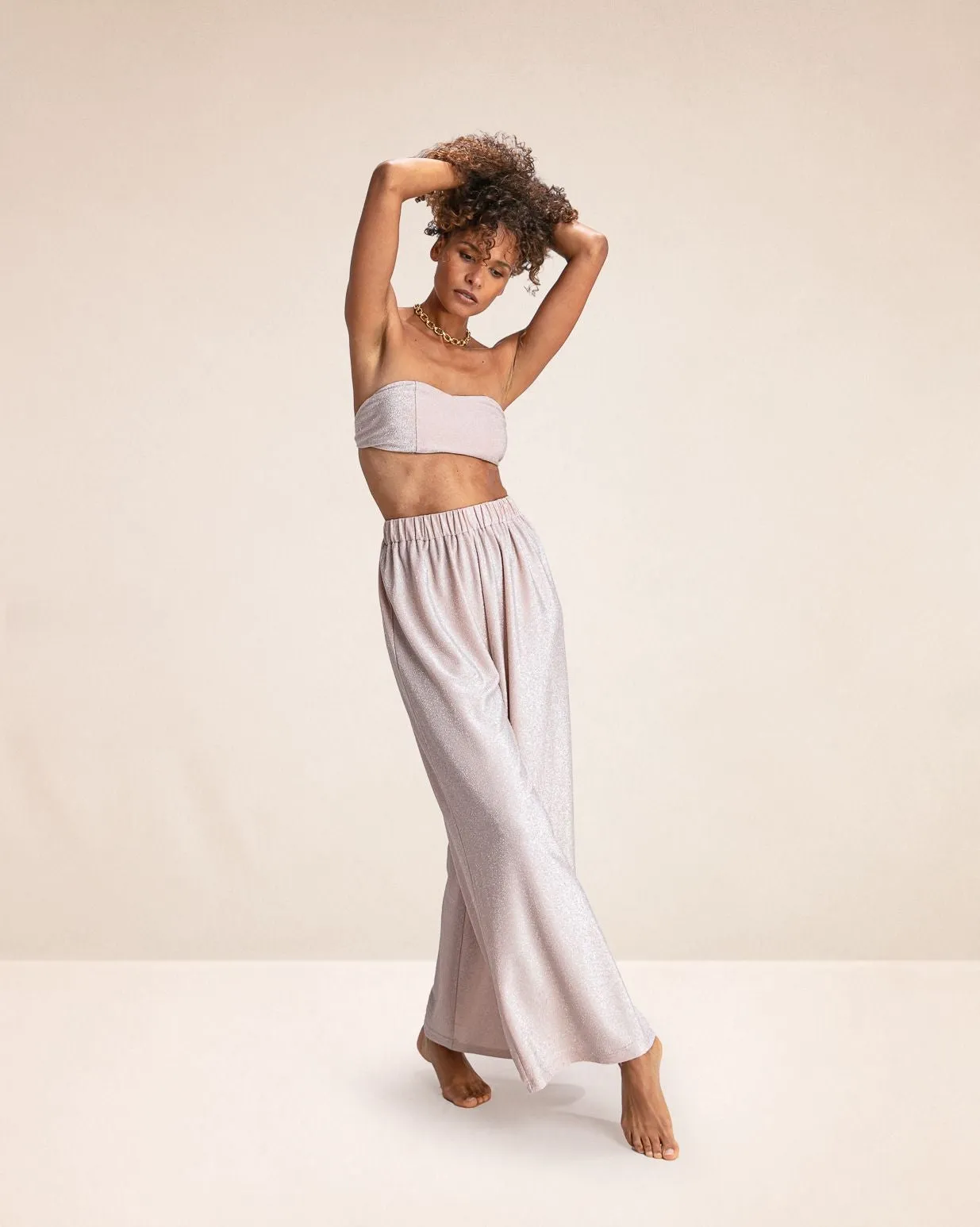 Pantalon Disco rose – Karma Koma