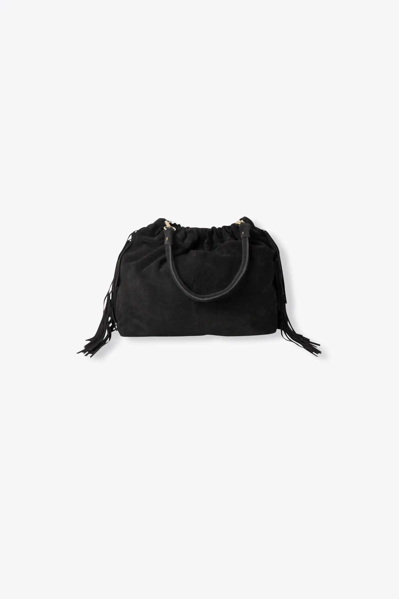 Sac à franges en cuir Femme