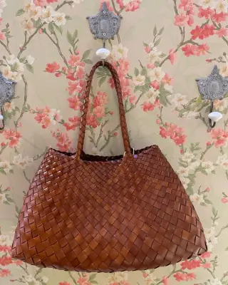 Nouveau ! DRAGON DIFFUSION Sac Santa Croce Big Tan — photo 2