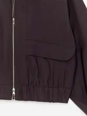 Veste zippée - Marron foncé — photo 4