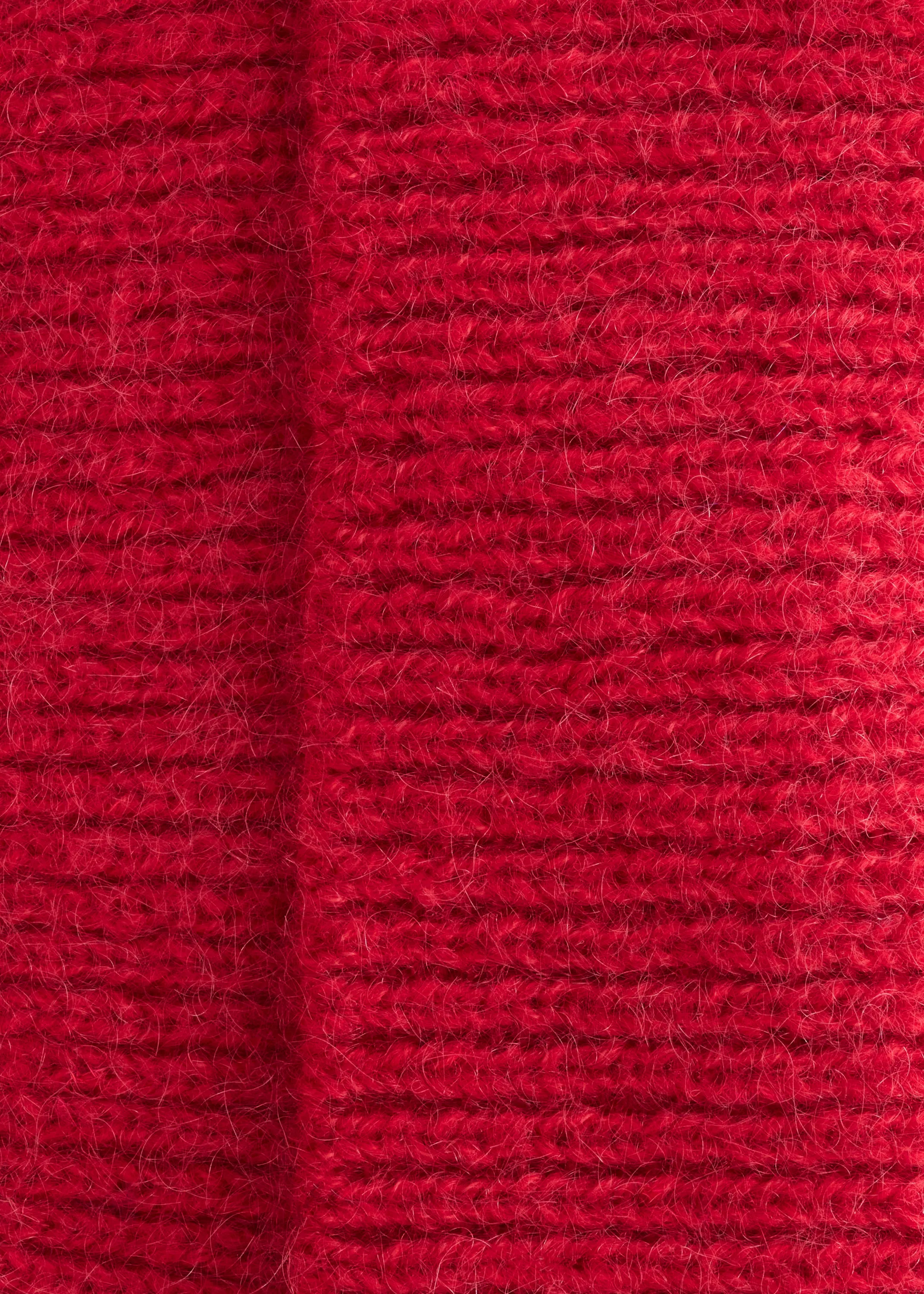 Bonnet en laine mélangée - Rouge