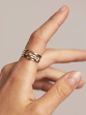 Bague Tristan Champagne — photo 2