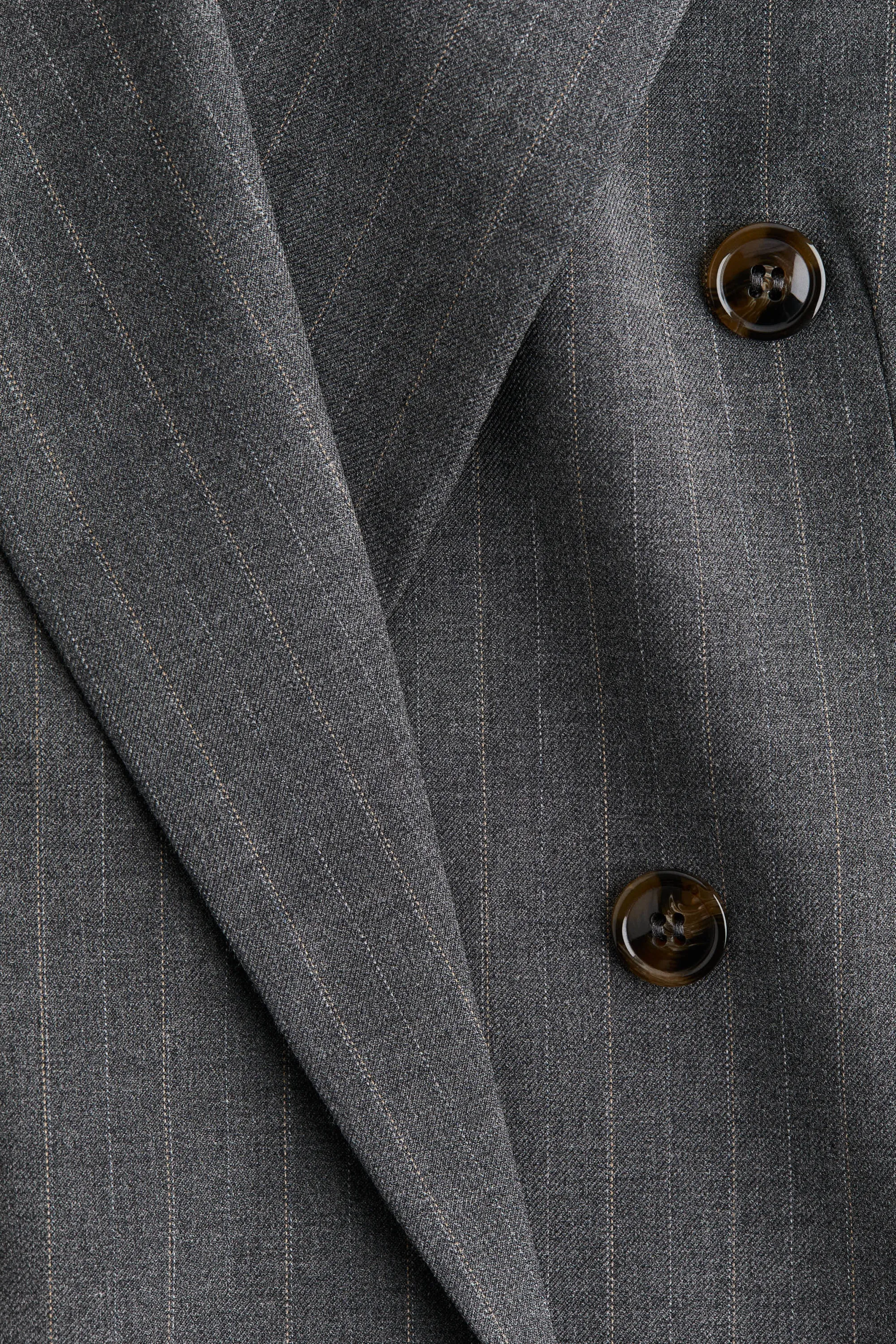 Blazer à fermeture croisée - Gris/rayures tennis