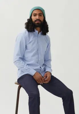 La chemise oxford - Bleu ciel
