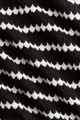 MAMA Pantalon en maille Before & After - Noir/rayé — photo 3