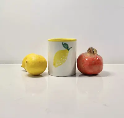 Bougie céramique Citron basilic – Kult — photo 2
