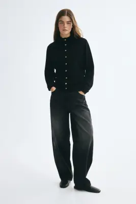 Gilet à col cheminée - Noir — photo 1